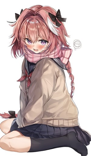 Astolfo from Fate/Apocrypha in Sailor Uniform