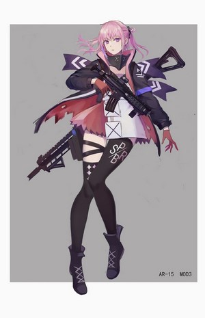 AR-15 MOD3 from Girls Frontline