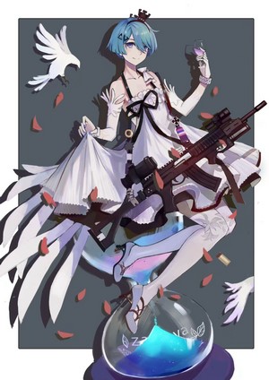 Zas M21 from Girls Frontline with a rifle