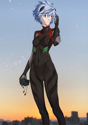 Ayanami Rei in Neon Genesis Evangelion Suit