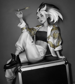 KDA Akali from League of Legends by Julian Futanto
