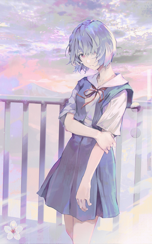 Rei Ayanami from Neon Genesis Evangelion