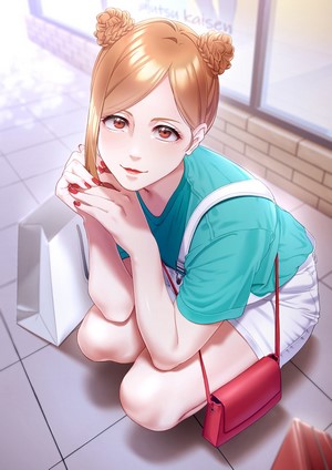 Kugisaki Nobara in Casual Overalls Pose