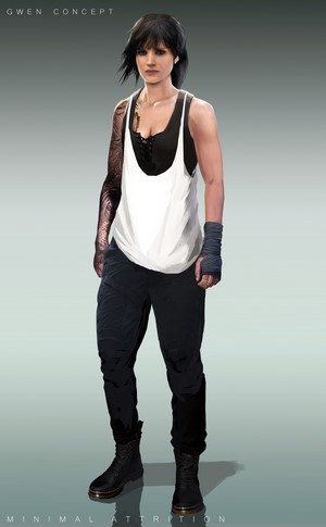 Gwen Concept Art by David Paget