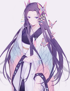 Kochou Kanae from Kimetsu no Yaiba Anime Portrait