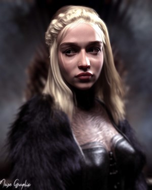 Daenerys Targaryen from Game of Thrones CGI Portrait