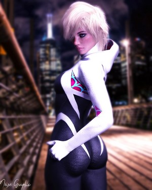 Spider-Gwen from Marvel by Jordi Djojosemito