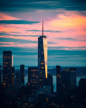 One World Trade Center at Sunset