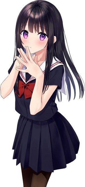 Rimo Anime Girl in School Uniform