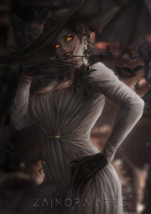 Lady Dimitrescu from Resident Evil 8: Village fan art