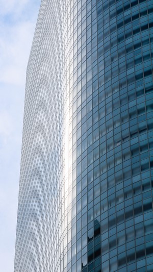 Modern Glass Skyscraper in Tokyo
