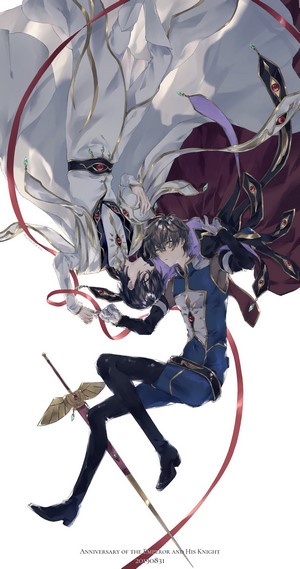 Lelouch and Suzaku from Code Geass