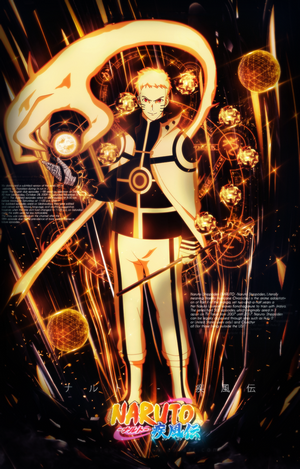 Naruto Uzumaki in Six Paths Sage Mode from Naruto Shippuden