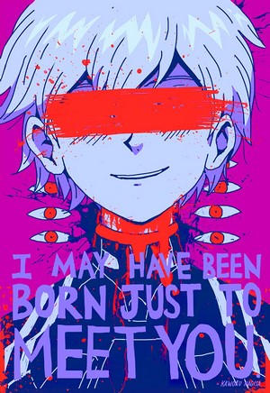 Nagisa Kaworu from Neon Genesis Evangelion fan art