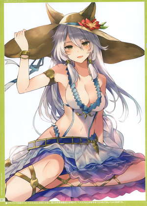 Heles from Granblue Fantasy in Swimwear