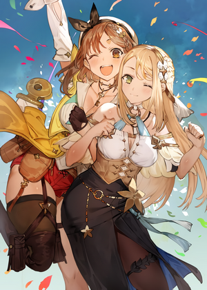 Atelier Ryza Characters Reisalin and Klaudia