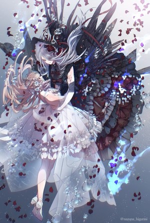 Anime Girls with Wings by Higurashi 77