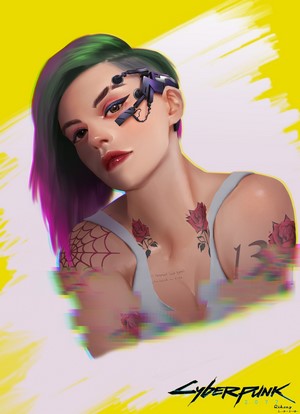 Judy Alvarez from Cyberpunk 2077 fan art