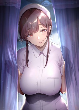 Gentsuki Nurse Portrait Digital Art