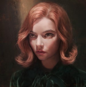 Beth Harmon from The Queen's Gambit by Anya Taylor-Joy