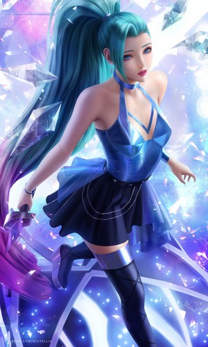 Seraphine from League of Legends fan art