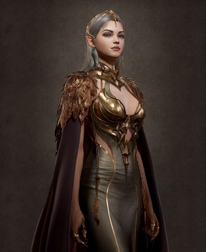 Fantasy Elf Woman by Ji Young Hong