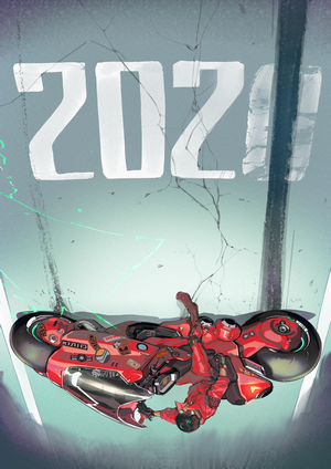 Kaneda's motorcycle from Akira in 2020