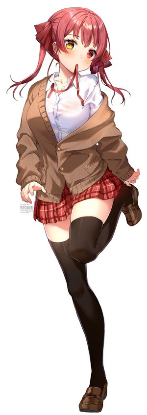 Houshou Marine from Hololive by Rosuuri