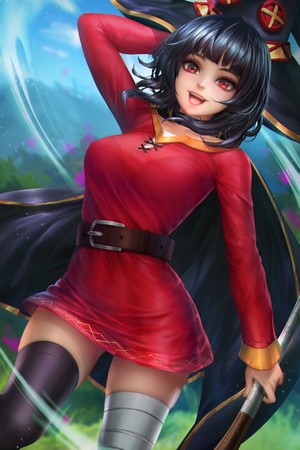 Megumin from Kono Subarashii Sekai ni Shukufuku wo! artwork