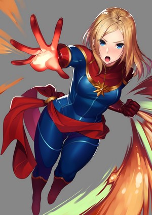 Captain Marvel from Marvel Comics fan art