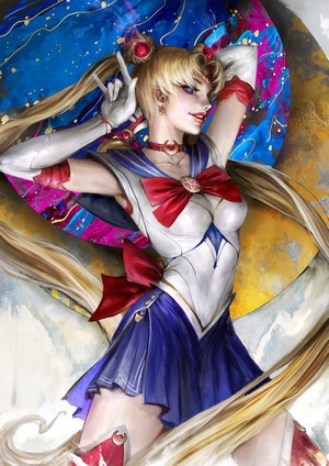 Sailor Moon artwork by Daniel Kamarudin
