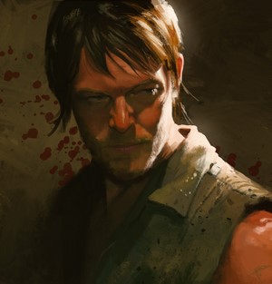 Daryl Dixon from The Walking Dead by Thomas BIGNON