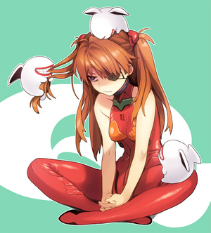 Asuka Langley Soryu from Neon Genesis Evangelion fan art