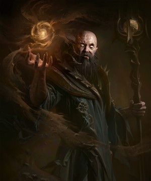 Diablo Immortal Wizard with Magic Staff