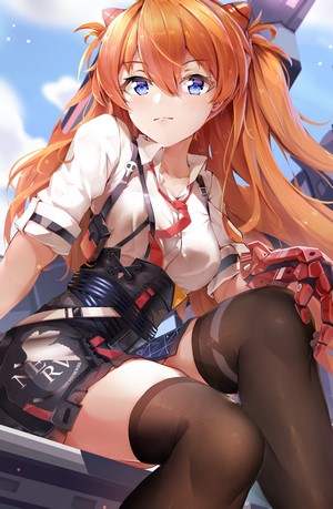 Asuka Langley Soryu from Neon Genesis Evangelion and Honkai Impact 3rd