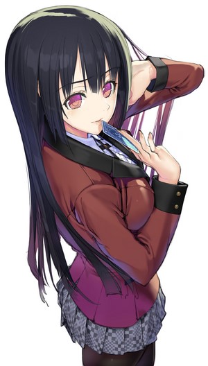 Jabami Yumeko from Kakegurui in School Uniform