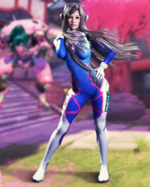 D.Va from Overwatch by Jordi Djojosemito