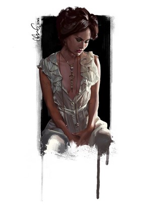 Lena Headey as Cersei Lannister digital painting