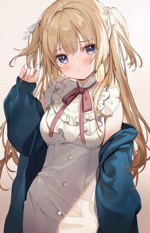 Kanda Done Blonde Girl in Dress