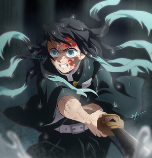 Giyu Tomioka from Demon Slayer: Kimetsu no Yaiba