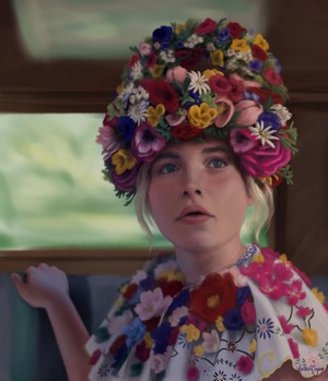 Florence Pugh as Dani Ardor from Midsommar