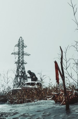 Artwork from Metro Exodus video game