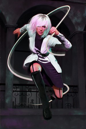Lorraine Broughton from Atomic Blonde, digital art