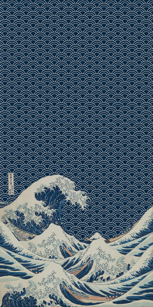 Hokusai Kanagawa Wave Pattern