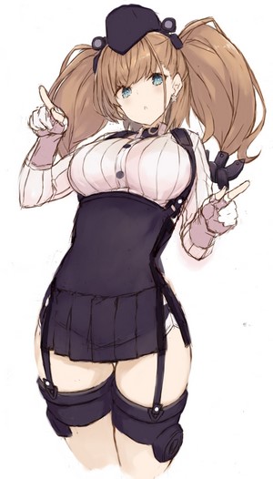 Atlanta from Kantai Collection with Twintails