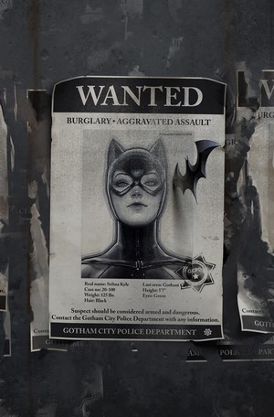 Catwoman Wanted Poster from Gotham City Police Department