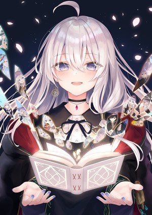 Elaina from Wandering Witch: Journey of Elaina holding a book