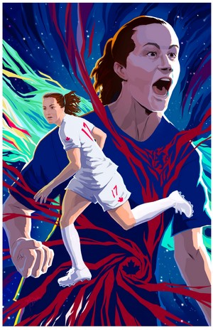 Jessie Fleming of Canada Soccer Artwork