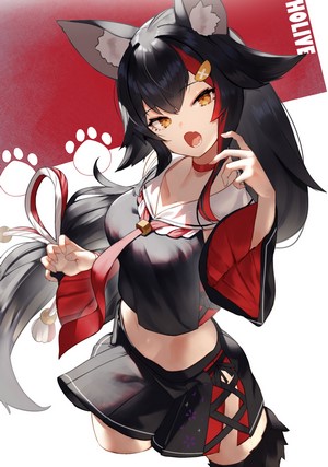 Ookami Mio from Hololive