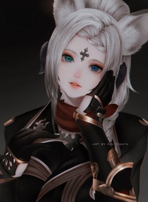Au Ra from Final Fantasy by Aoi Ogata